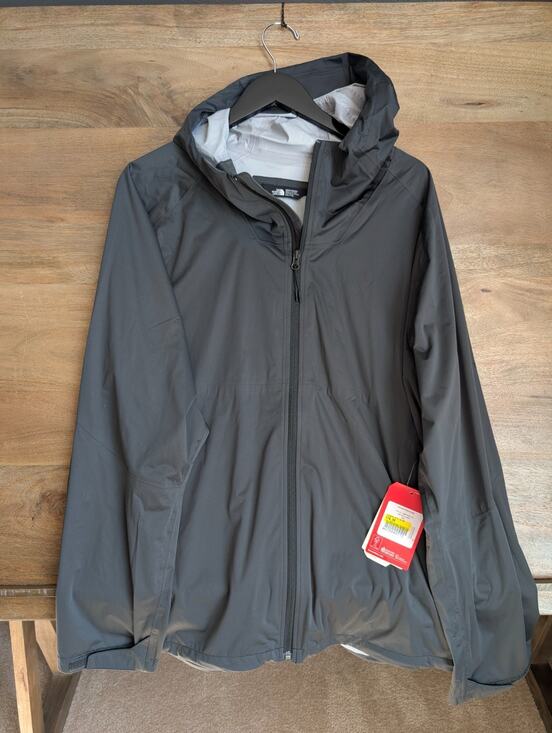 The North Face Other - The North Face All Weather Jacket Mens 2XL Black Mesh Lined Hooded Full Zip NWT